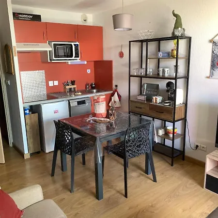 Апартаменты Studio, Parking Prive Couvert, Terrasse, Wifi Fibre *